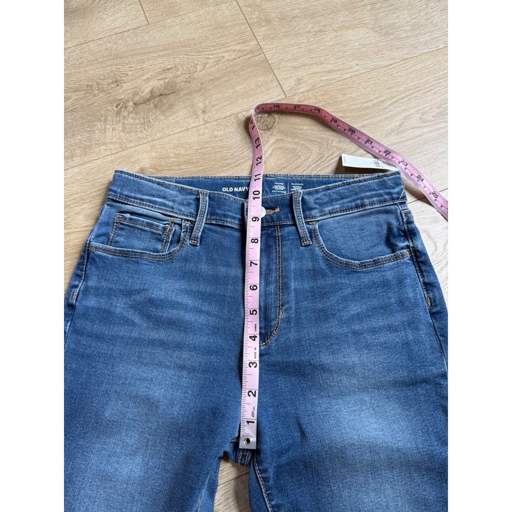 NWT Kids Girls Old Navy high rise rockstar super skinny jeggings tough size 14 - Picture 7 of 10